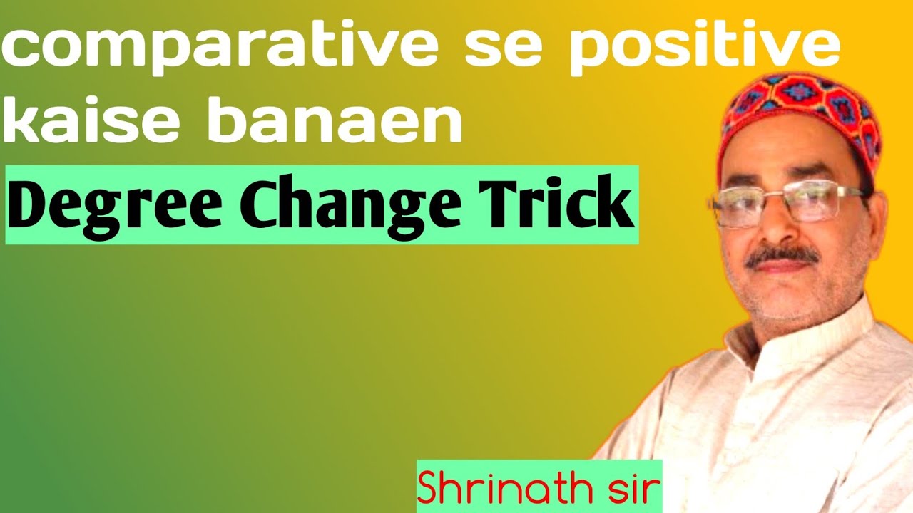 Interchange of comparative to positive degree। English grammar। Easy rules and examples 👇