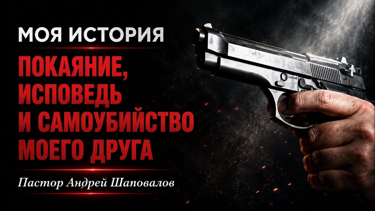 «Покаяние, исповедь и самоубийство моего друга» (Моя история) Пастор Андрей Шаповалов