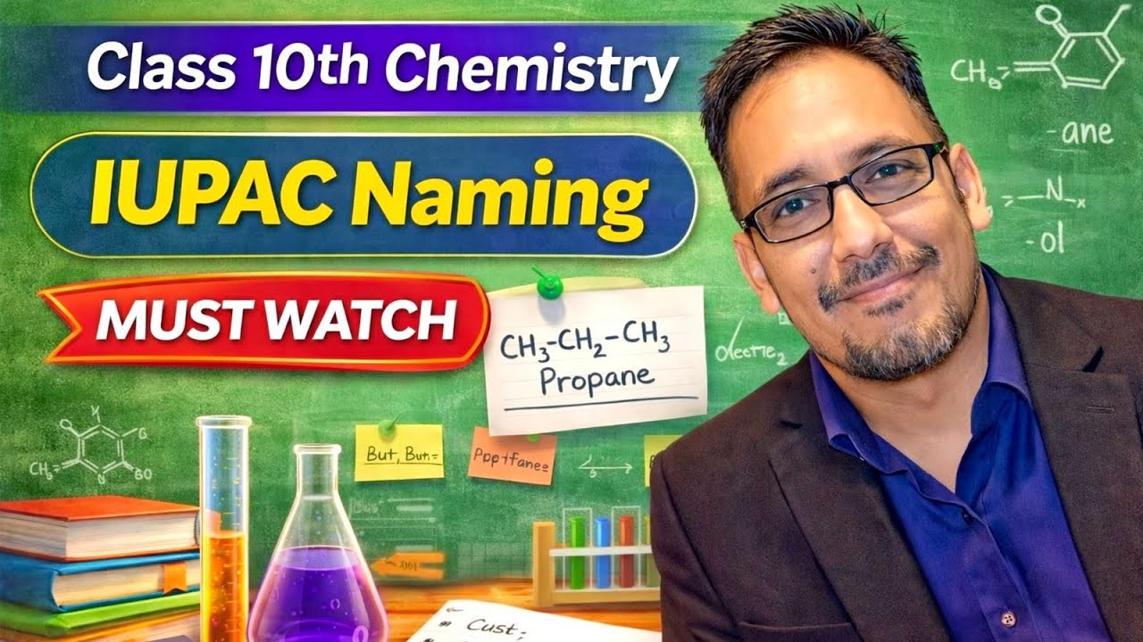 Master IUPAC Naming in 15 Minutes 🚀 | Class 10 Chemistry