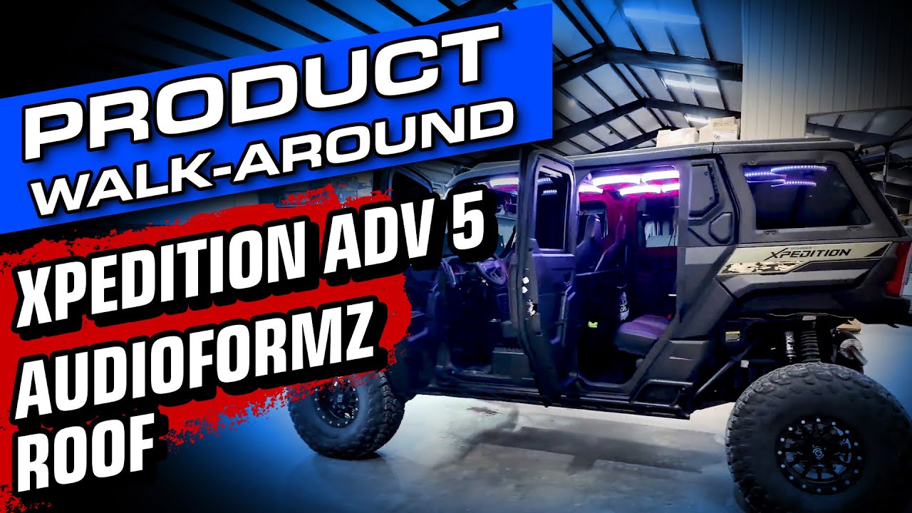 Polaris Xpedition + Stage 7X AudioFormz Roof &ndash; Big Sound DEEP BASS!