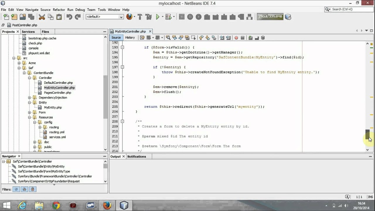 Symfony 2 Entity Crud part 2