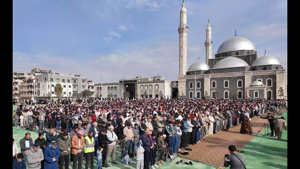 حمص | صلاة الاستسقاء في مسجد خالد بن الوليد | الشيخ أيمن هاروش | #اكسبلور #سوريا الإعلامي نادر كبريت