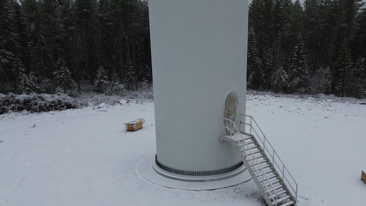 Niinimäen tuulivoimapuisto - Voimavarsien matka tuulesta sähköksi (Drone ilmakuvaa)