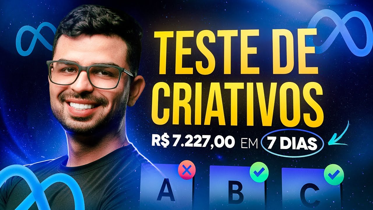 TESTE DE CRIATIVOS Andrômeda: Fiz R$ 7.227 em 7 Dias (Método Atualizado)