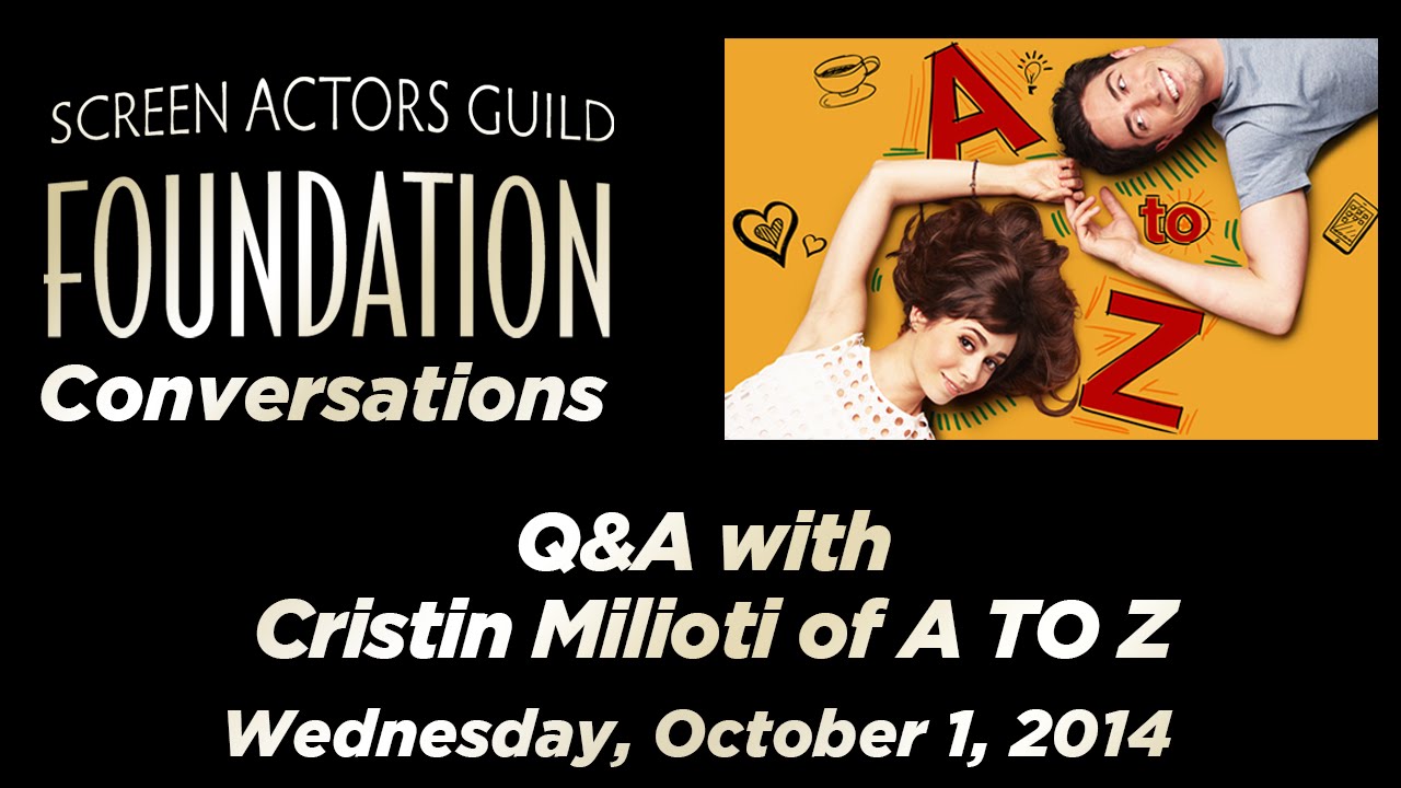 Conversations with Cristin Milioti of A TO Z