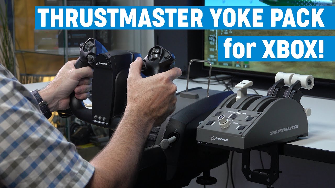THRUSTMASTER YOKE PACK BOEING EDITION for XBOX MICROSFOT FLIGHT SIM