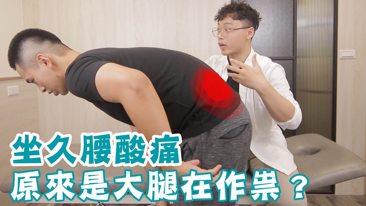 坐久腰痠痛，其實是大腿的問題！？【行動整聊室】