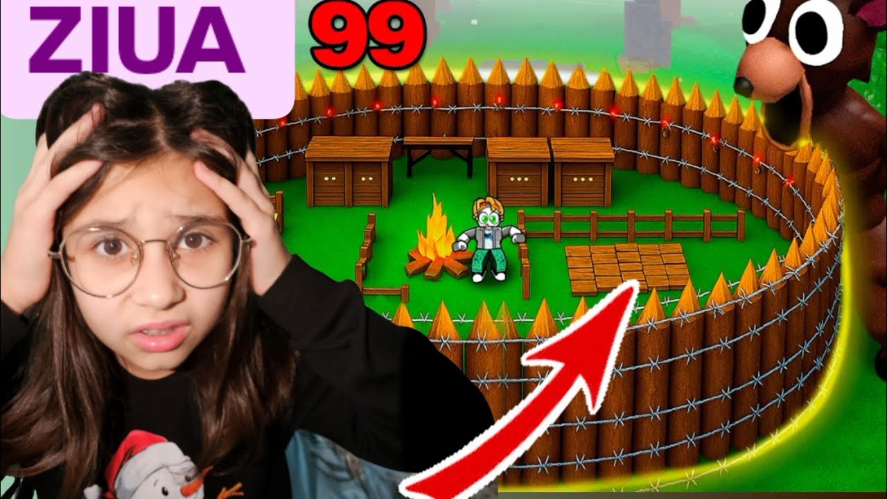 ❌❎Rezist în BAZA 99 NOPȚI in PĂDURE? / 99 nights in the forest roblox