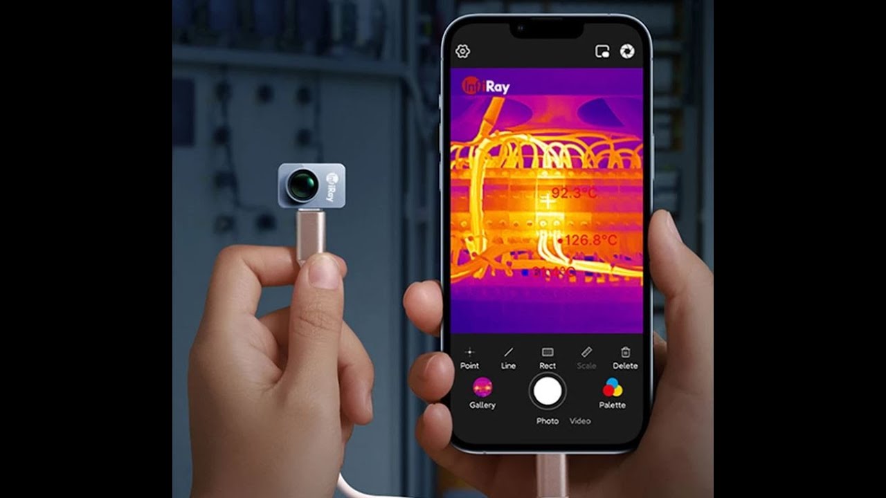 מצלמה תרמית infiray P2 pro הכי קטנה ואיכותית