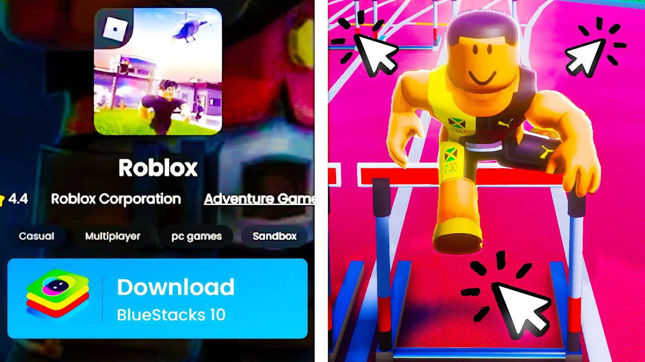 I Macro Cheated With a EMULATOR in Roblox Track & Field