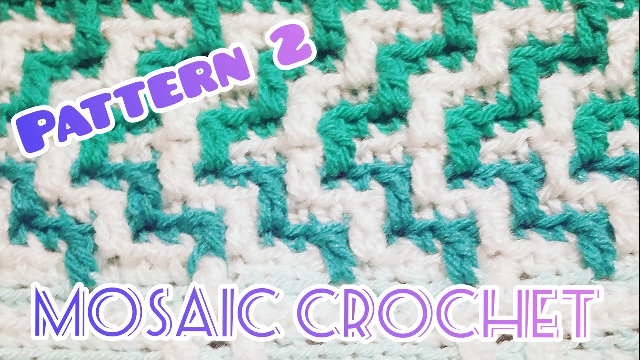 Mosaic Crochet Along (CAL) Pattern 2