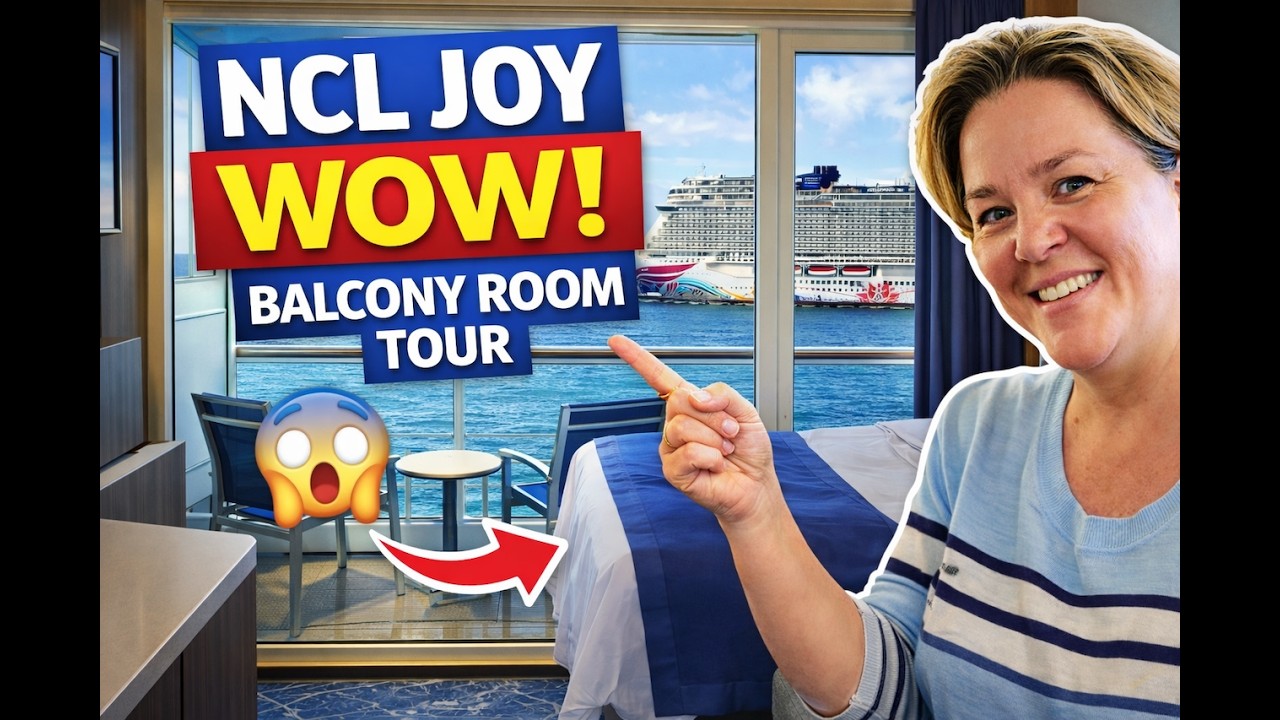 Экскурсия по номеру Joy Room на борту Norwegian Hotel | Номер 11136 с балконом