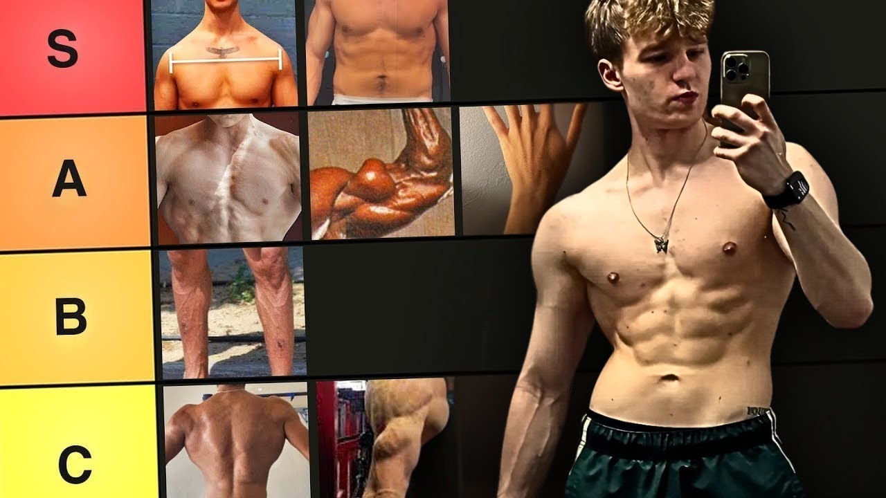 Ranking Most Aesthetic Muscles (TIER LIST)