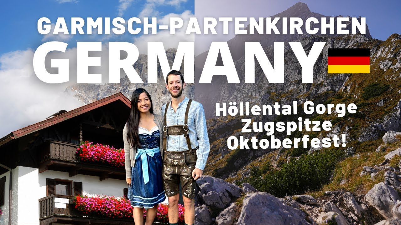 Немецкий Гармиш-Партенкирхен 🇩🇪🥨 | Походы в ущелье, Цугшпитце и Октоберфест! (Влог о путешествиях)