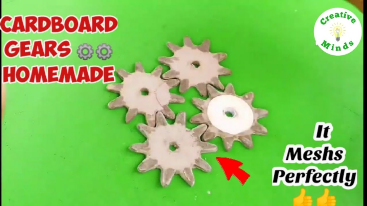 How to make Cardboard Gears at home || Homemade Gear  at Home