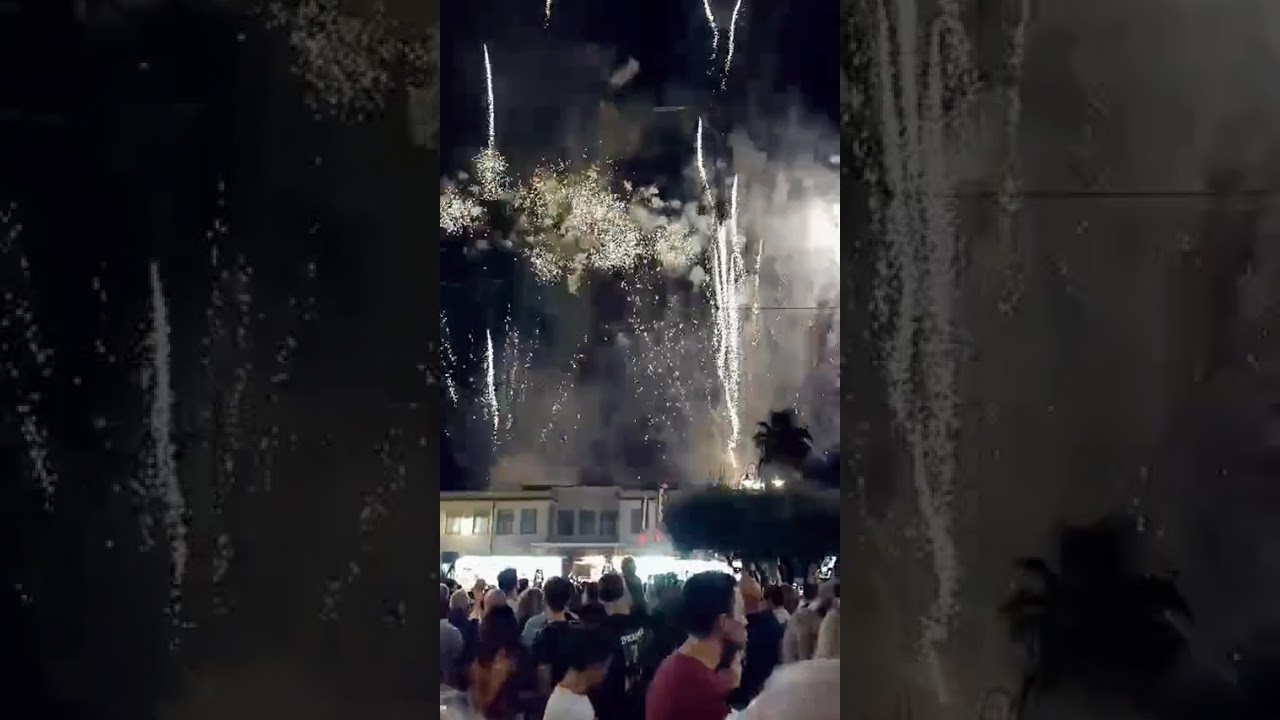 L'incredibile potenza dei fuochi d'artificio #fireworks