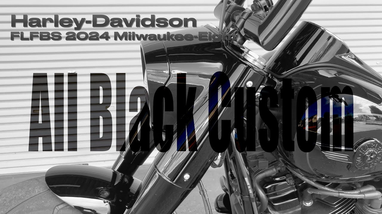 【ハーレー】Harley-Davidson FAT BOY Black Custom