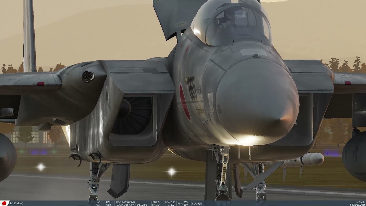 DCS F-15 スクランブル