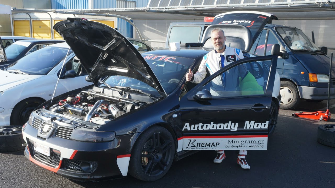 Seat Leon Cupra TD05 20g By KB Remap 1:10.331 Athens Circuit Track Day HTTC
