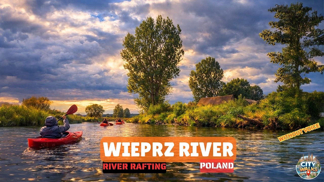 Wieprz River kayaking along the river with no talks | Poland #rafting