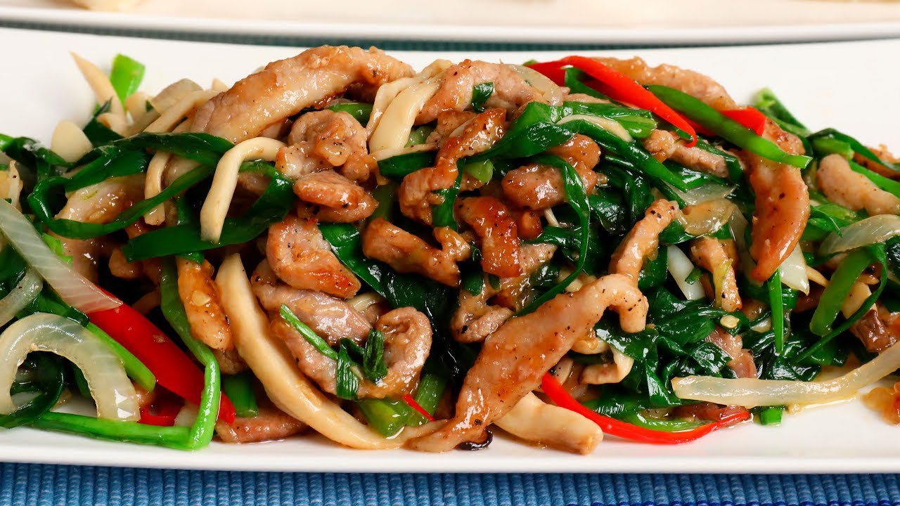 Buchu-japchae (Chive Japchae: 부추 잡채)