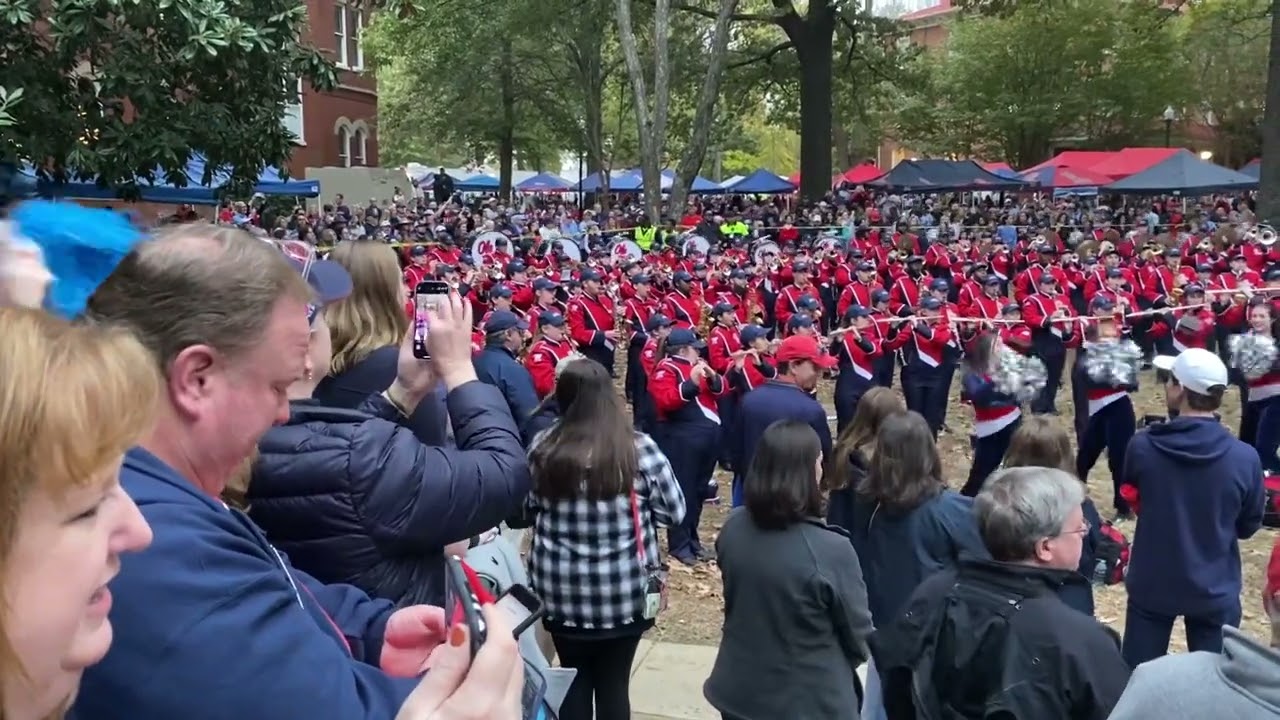 Ole Miss Pride of the South band - Grove Show Egg Bowl - November  24, 2022