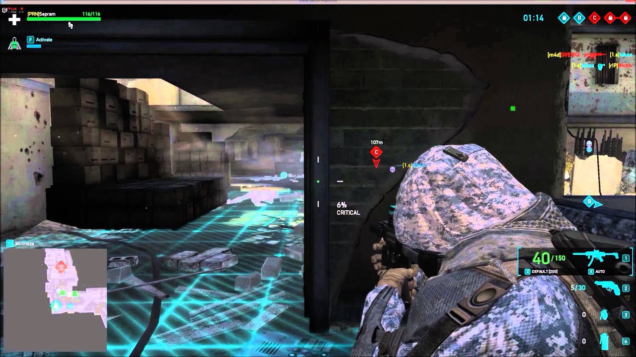 Intense public match vs Mickh etc. @ Nukes (Tom Clancy's Ghost Recon Phantoms)