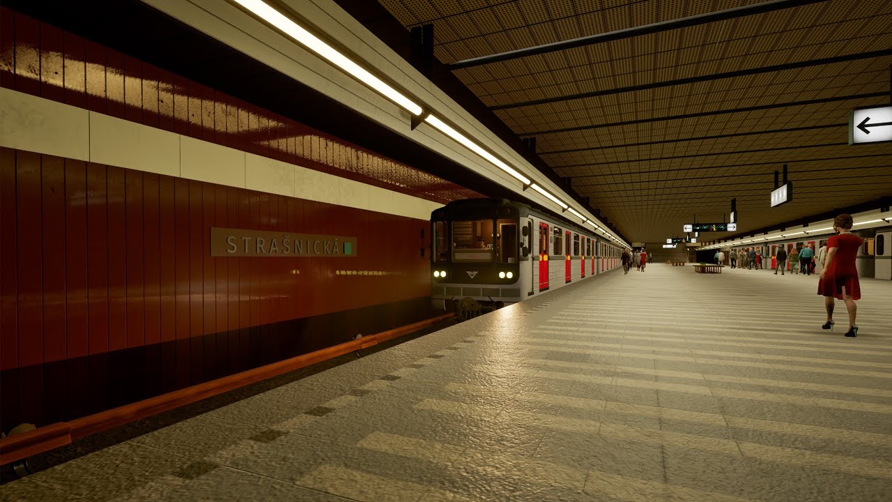 |Gameplay| 🎮 Back in Service - Metro Driver  (Skalka - Dejvická) with 81-71 subway train