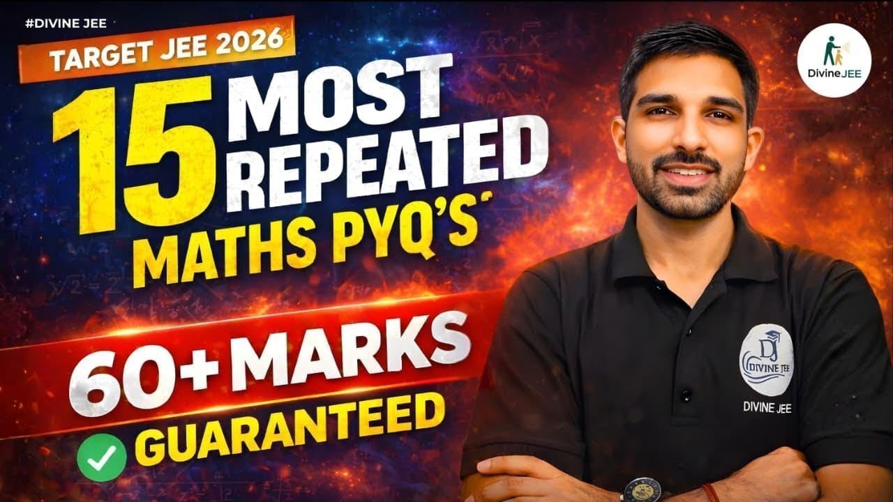 Most Repeated Questions for JEE Mains 2026 | Complete Revision by Krishan Sir