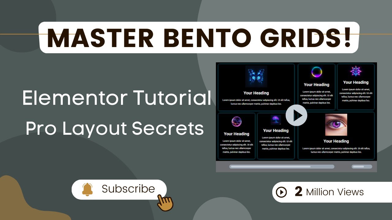 Want Pro-Level Elementor Designs? Learn Bento Grids Now