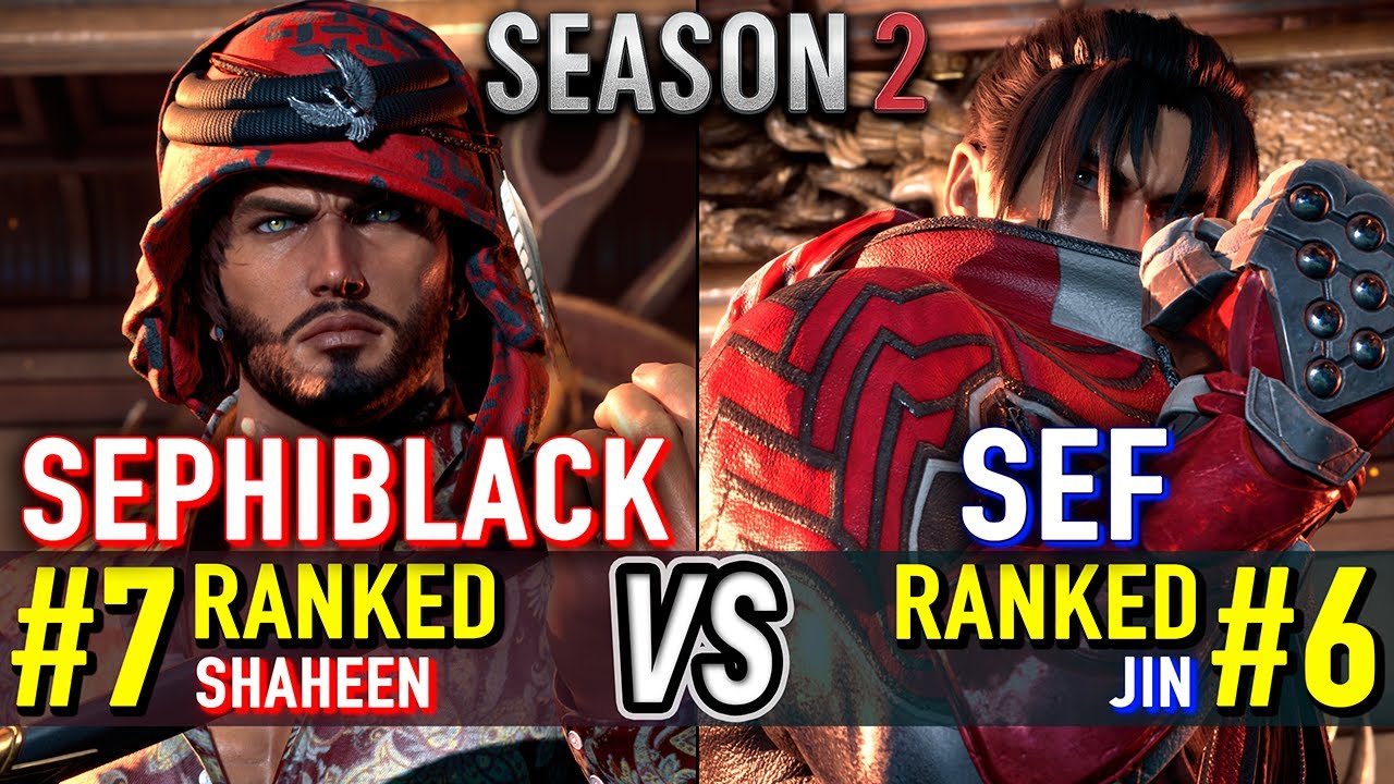 T8 🔥 SEPHIBLACK (#7 Ranked Shaheen) vs SEF (#6 Ranked Jin) 🔥 Tekken 8 High Level Gameplay