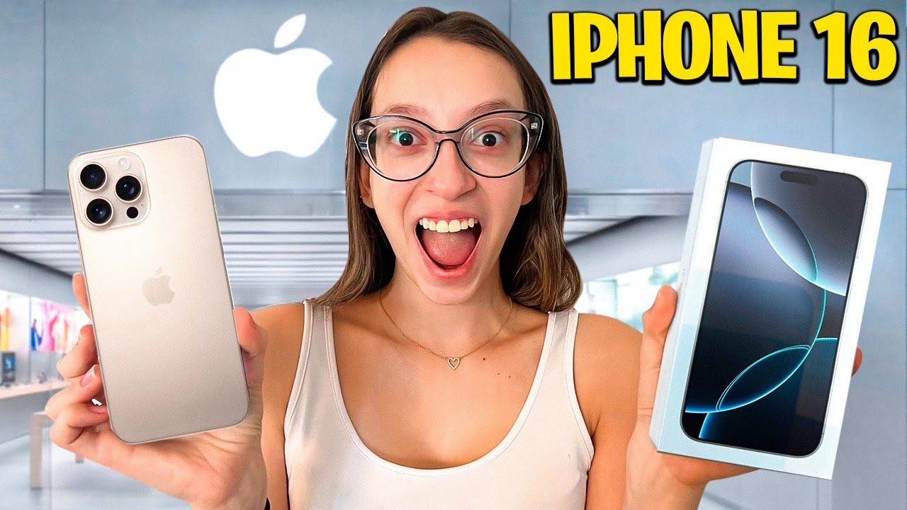 COMPREI O NOVO IPHONE 16 PRO MAX