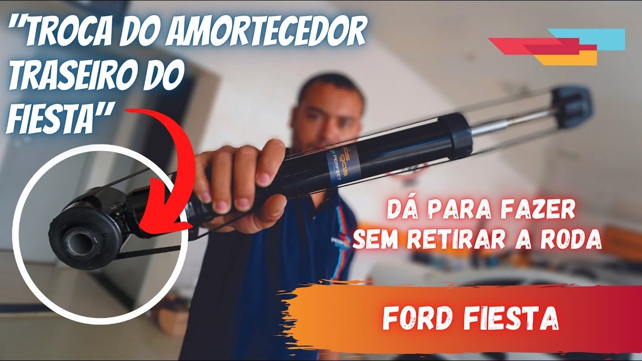 TROCA DO AMORTECEDOR TRASEIRO | FORD FIESTA
