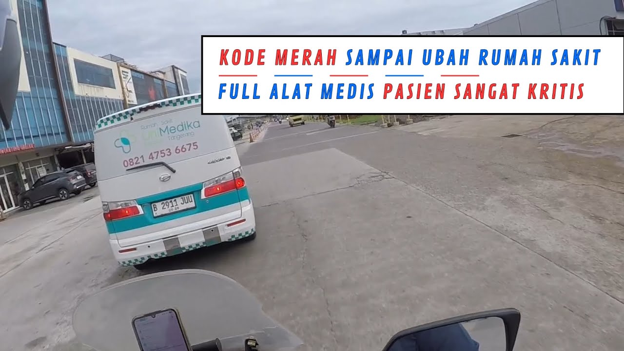 KODE MERAH FULL ALAT‼️ DI TENGAH JALAN GANTI RUMAH SAKIT, Pasien sangat Kritis