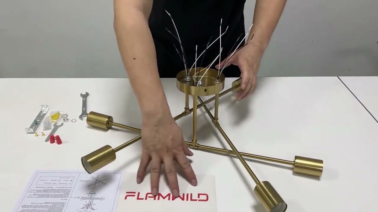 Modern Sputnik Chandelier