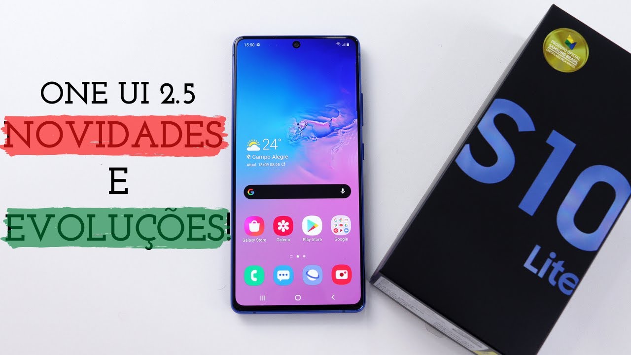 Galaxy S10 Lite One UI 2.5 Novidades | Câmeras Modo PROFISSIONAL COMPLETO
