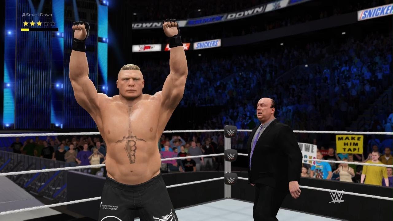 Taking Brock Lesnar back to the top WWE 2K17 Universe Walkthrough Part 1