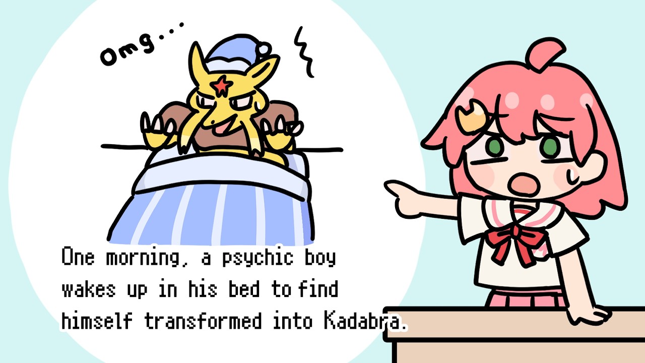 Mikochi looking at the Pokédex(Kadabra,Pidgeotto,Gastly,Machamp)【MikoSakura/hololive/Eng sub】