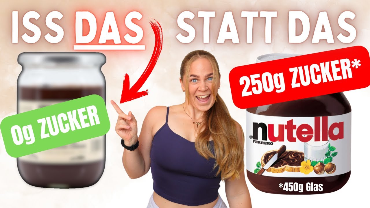 Iss DAS statt Zucker: Zuckerfreie Alternativen zum ABNEHMEN | Zuckerfreie Lebensmittel