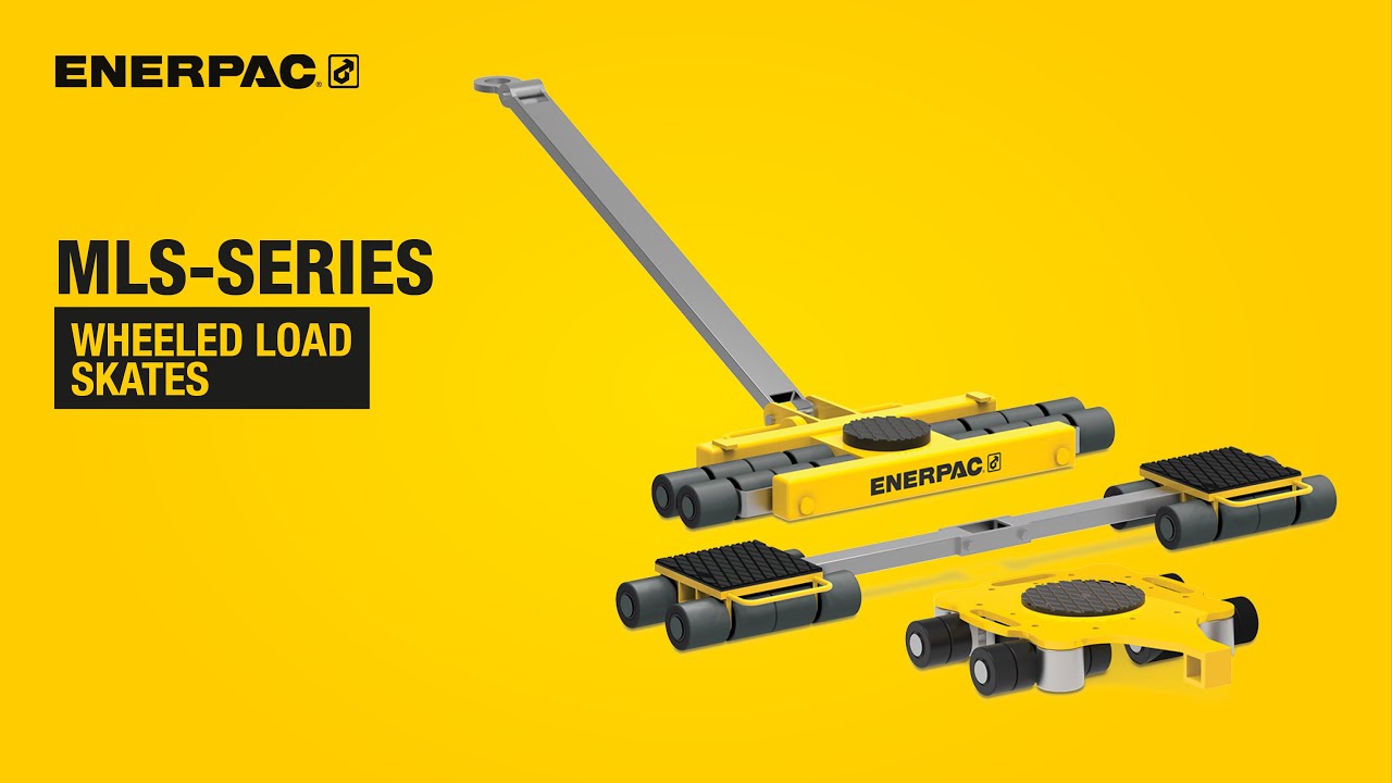 MLS-Series Wheeled Machine Skates For Moving Heavy Loads | Enerpac