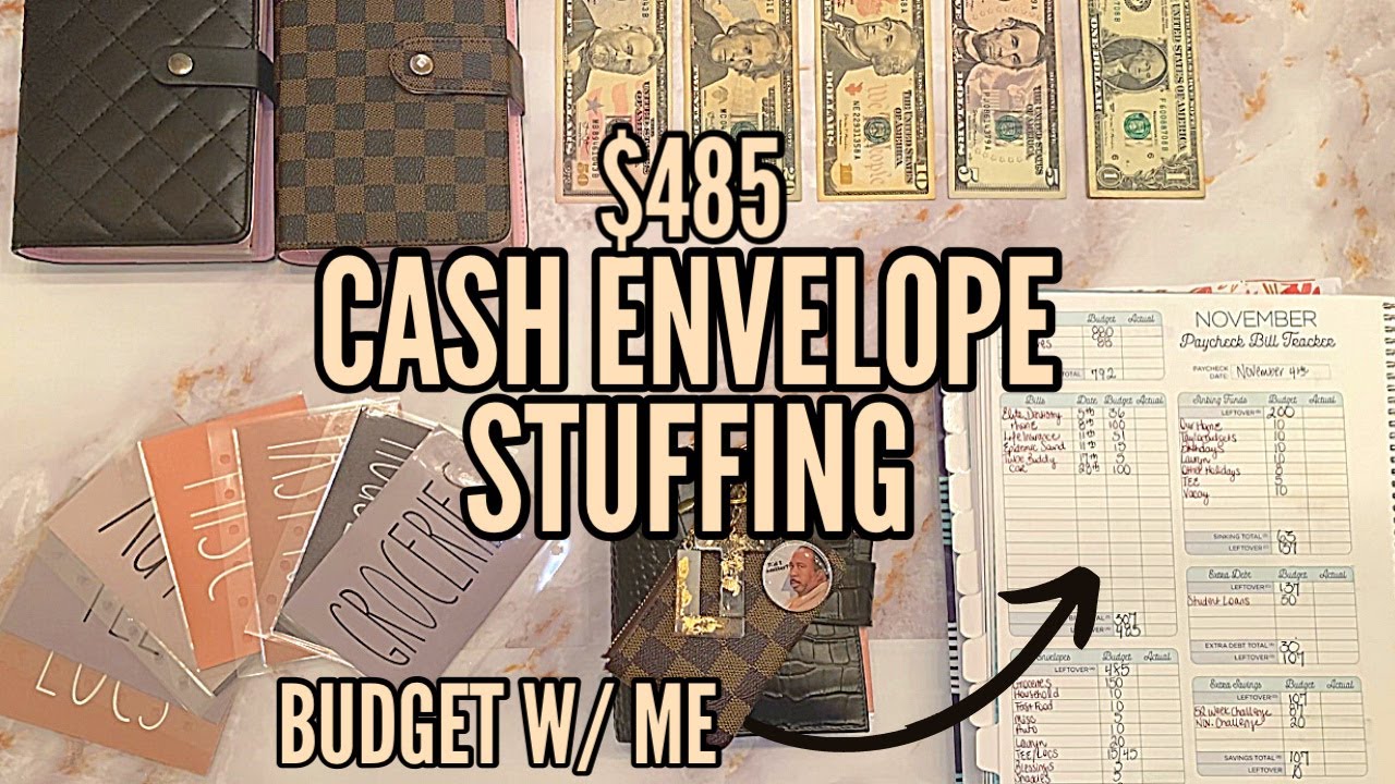 CASH ENVELOPE + SINKING FUNDS STUFFING| LOW INCOME BUDGET WITH ME| CASH STUFFING| TAYLORBUDGETS