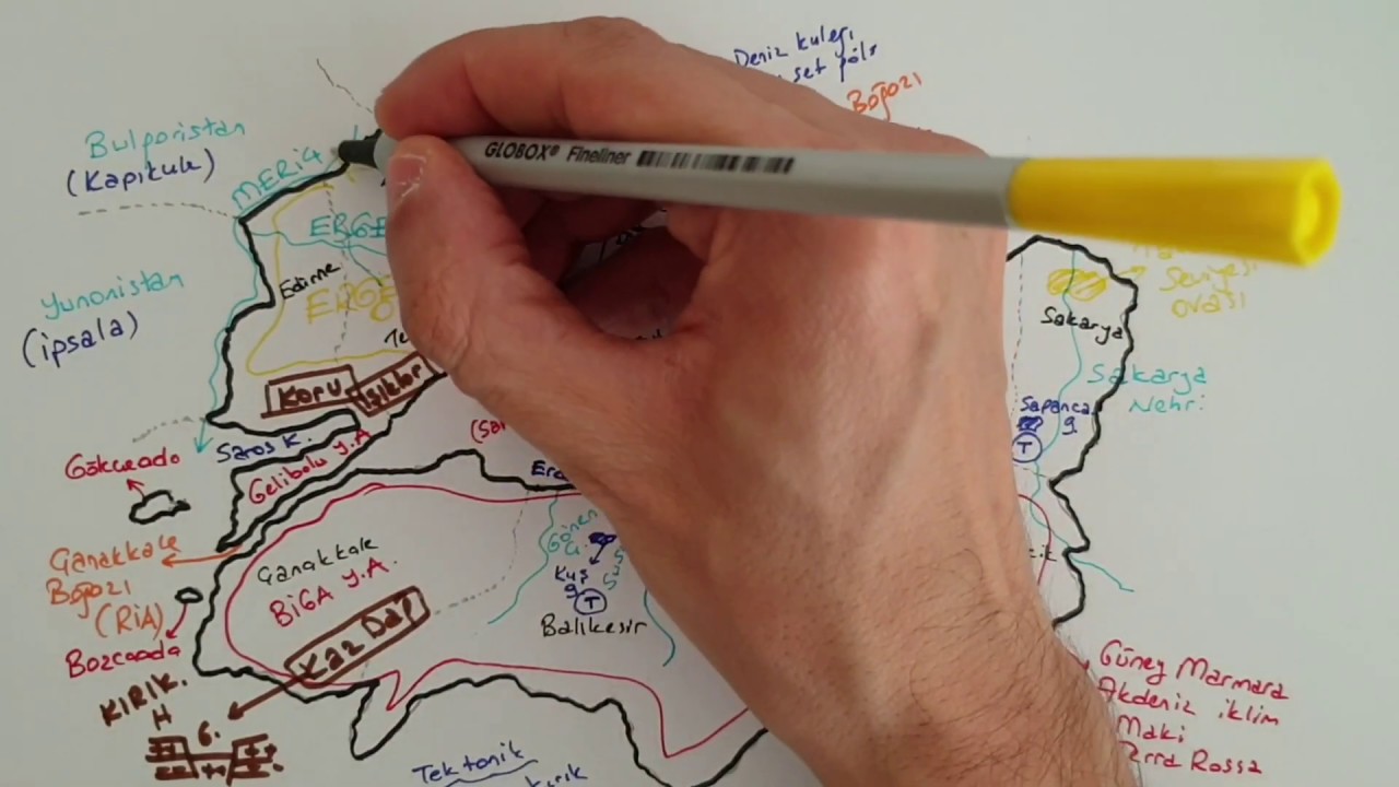 TÜRKİYENİN TANITIMI (MARMARA BÖLGESİ) KPSS-TYT-AYT-YKS 