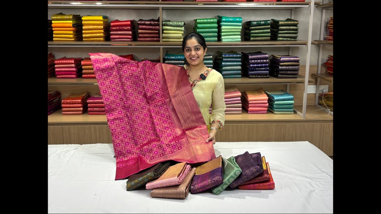 LIVE SESSION | Full Zari Weave Pure Kanchipuram Silk Sarees | Traditional Styles #sareelove