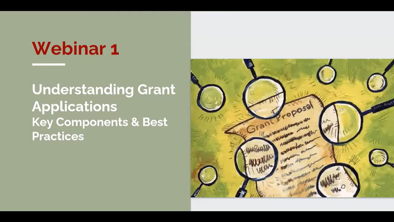 Proposal Writing 1 Understanding Grant Application