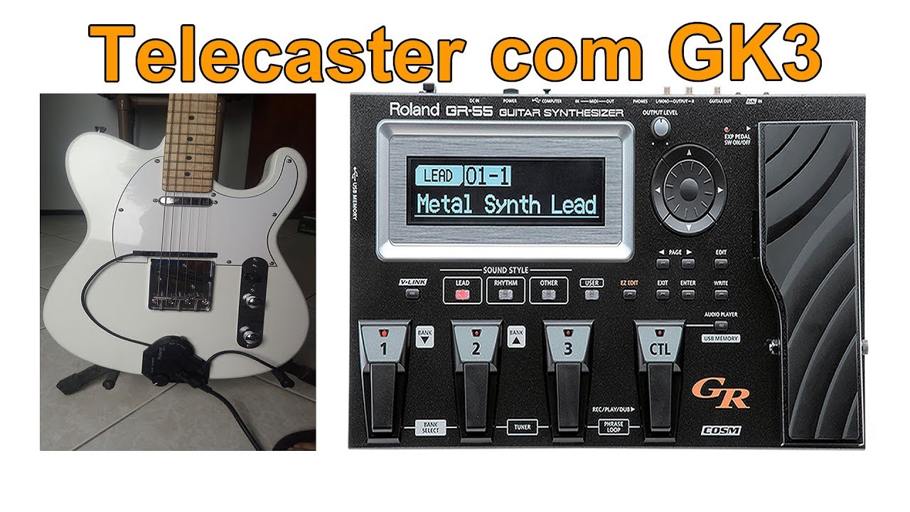 GR-55 - Telecaster com captador GK3