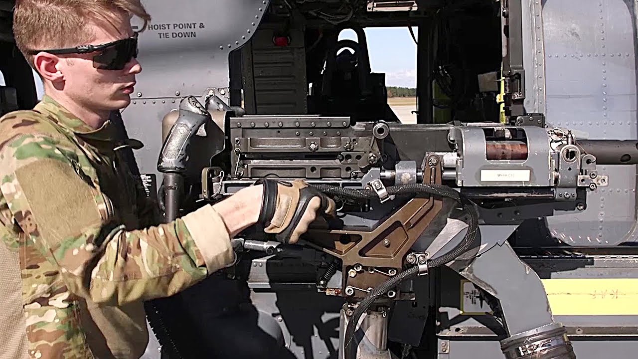 Special Missions Aviation Airmen Prep HH-60G Pave Hawk For Mission
