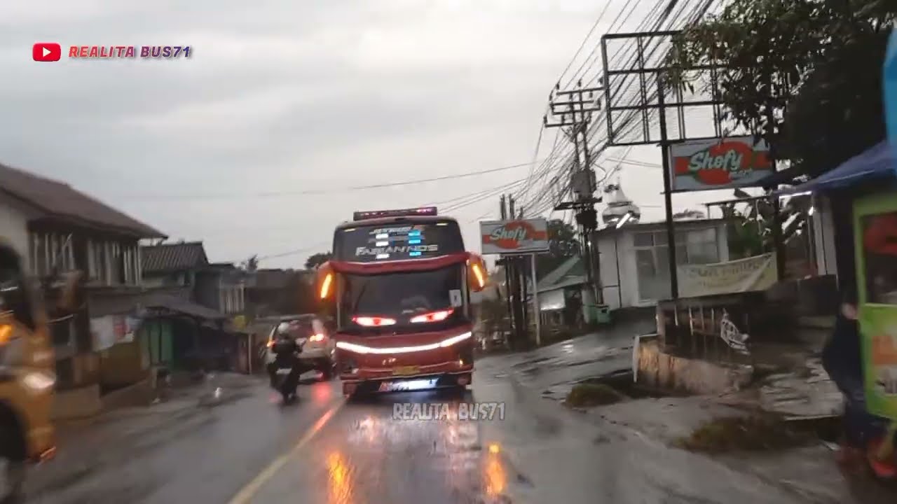 BUS BASURI FULL TELOLET‼️ QQ TRANS Voltron & Fabianos Lewat Ciamis || REALITA BUS71