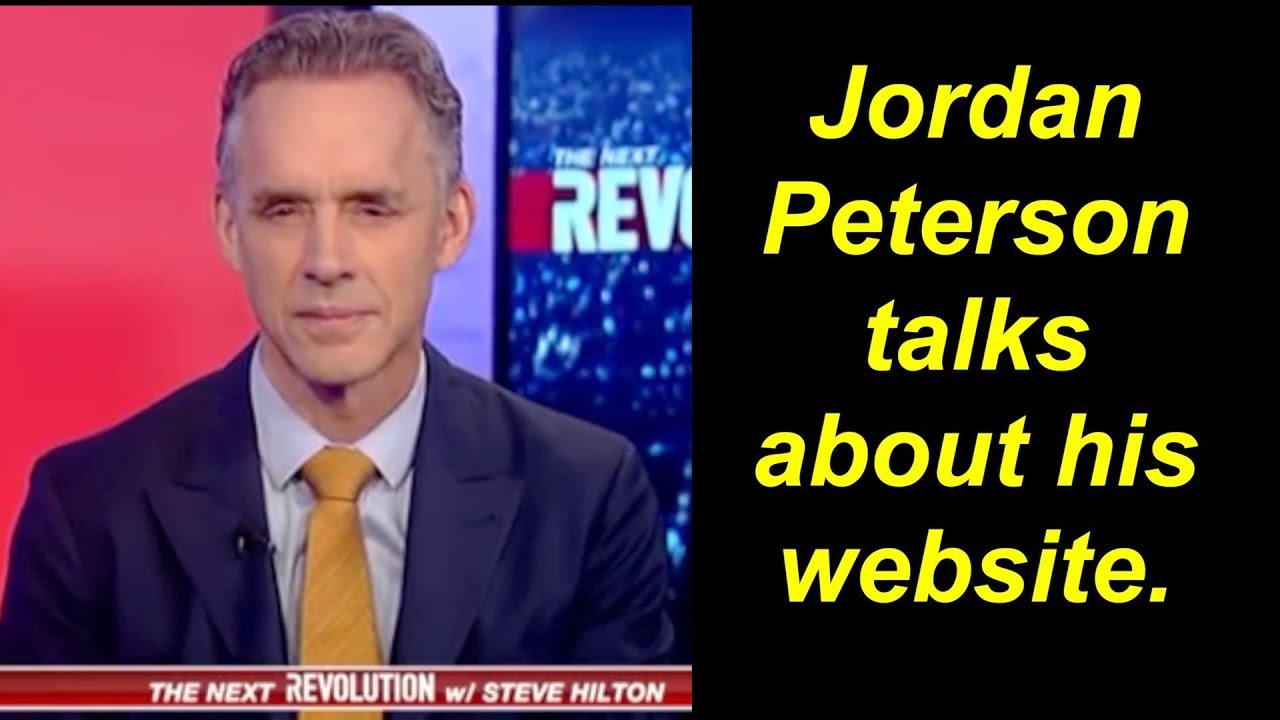Jordan Peterson talks about his website www.understandmyself.com