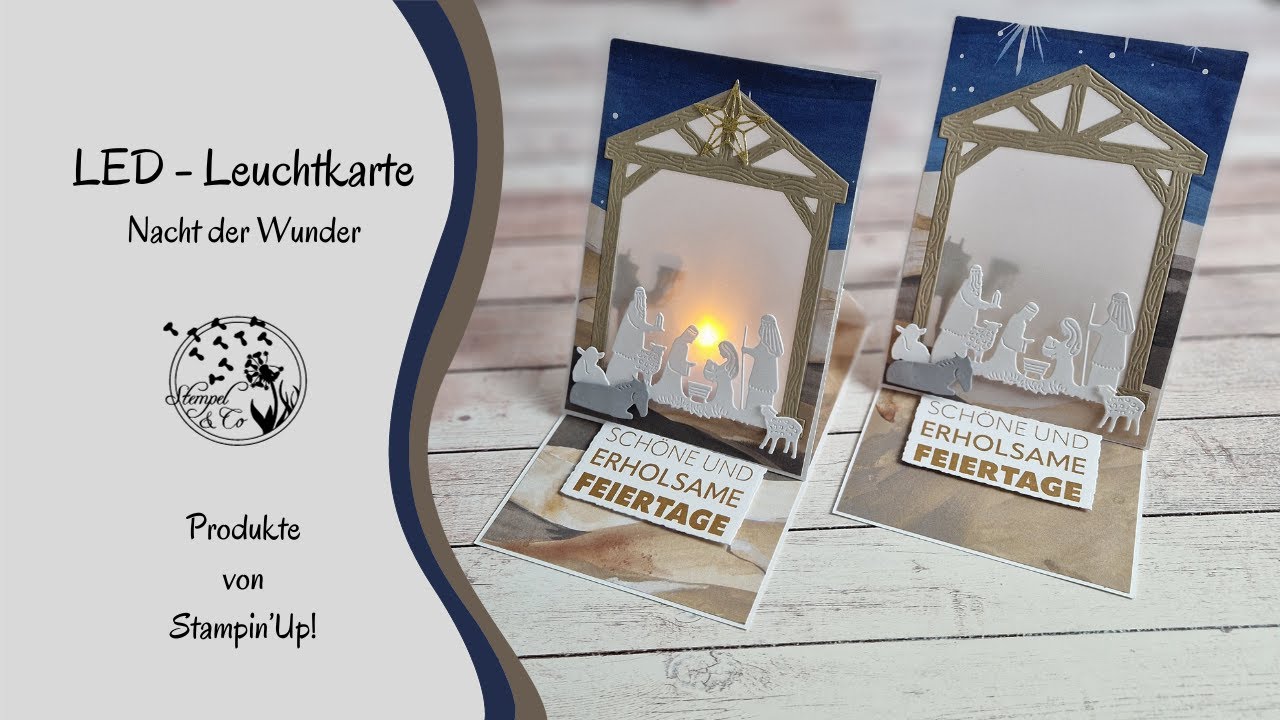 LED Leuchtkarte 