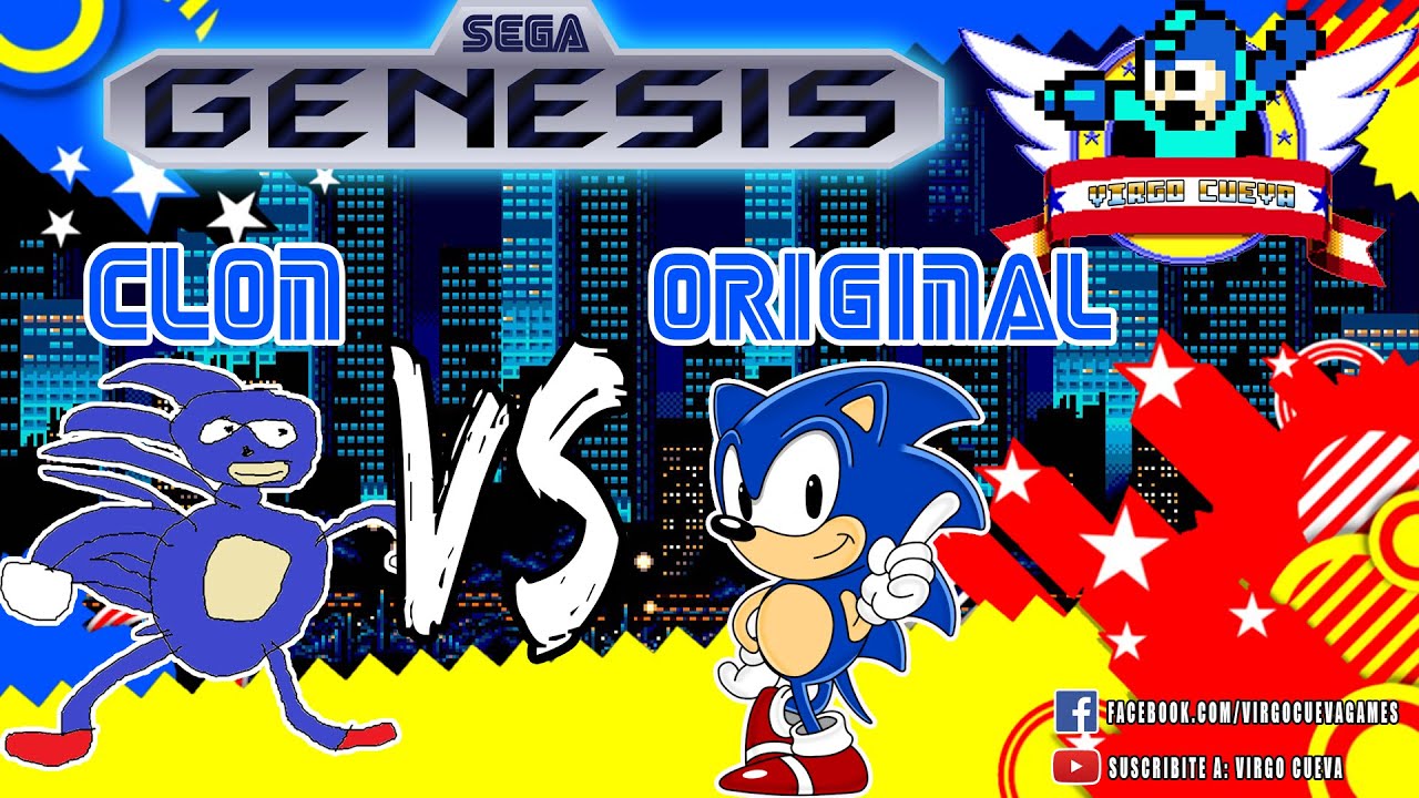 Consolas Clon Vs Original - Sega Genesis - Virgo Cueva Extra 2
